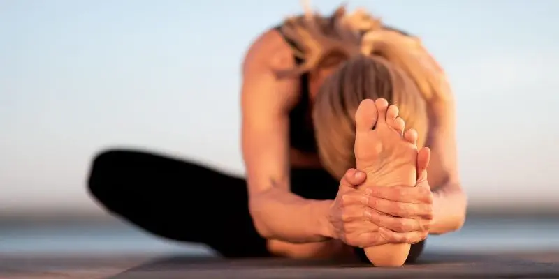 stretching piede
