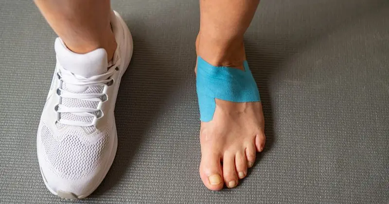 Kinesio-Taping bei Plantarfasziitis